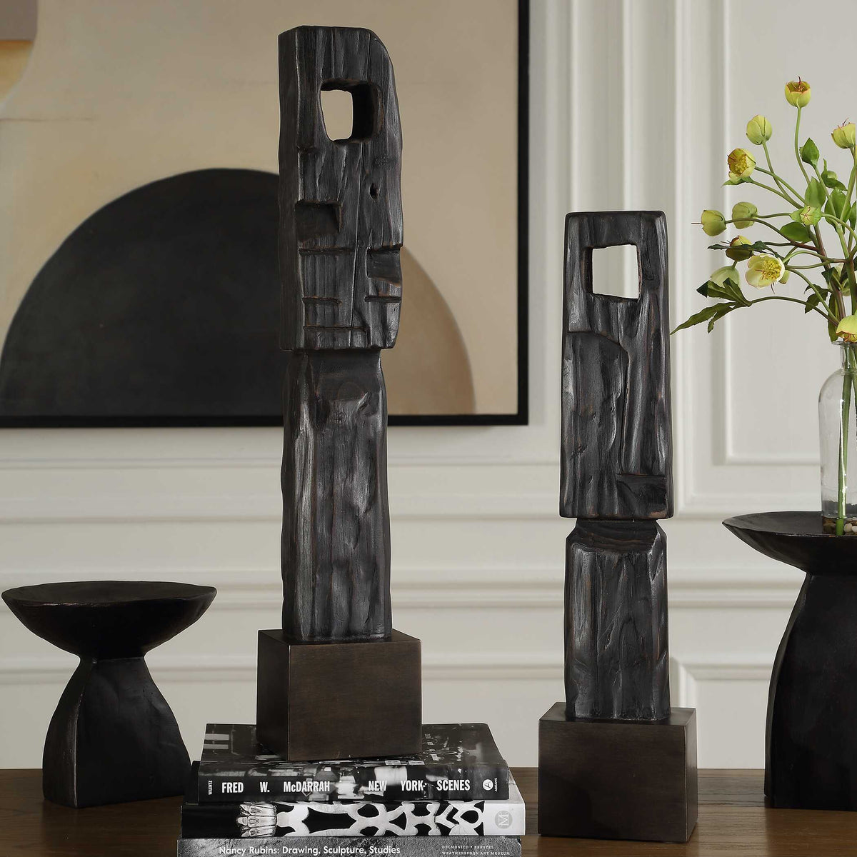 Cipher Black Wood Totems Set/2