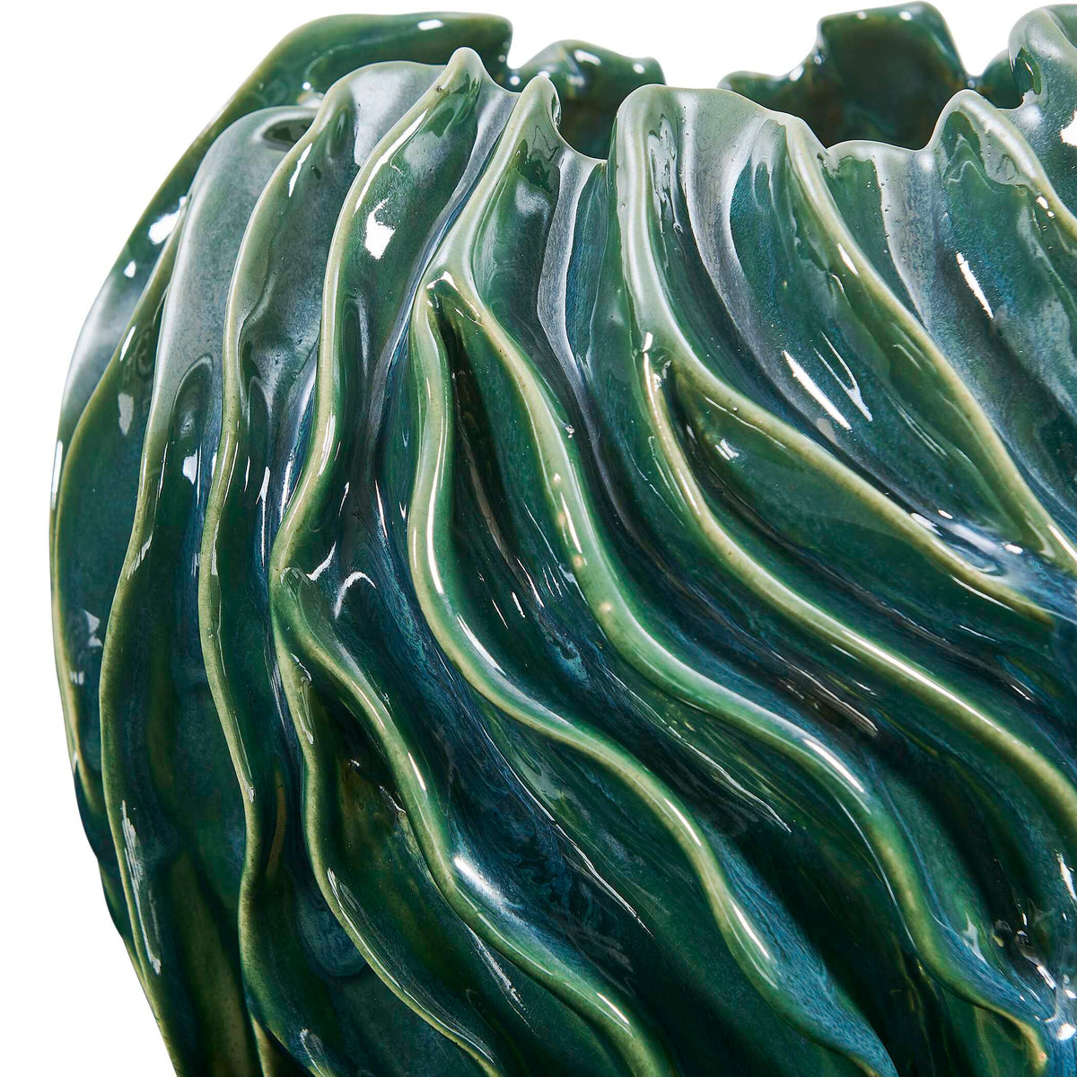 Veridian Ridge Indoor-Outdoor Vases Set/2