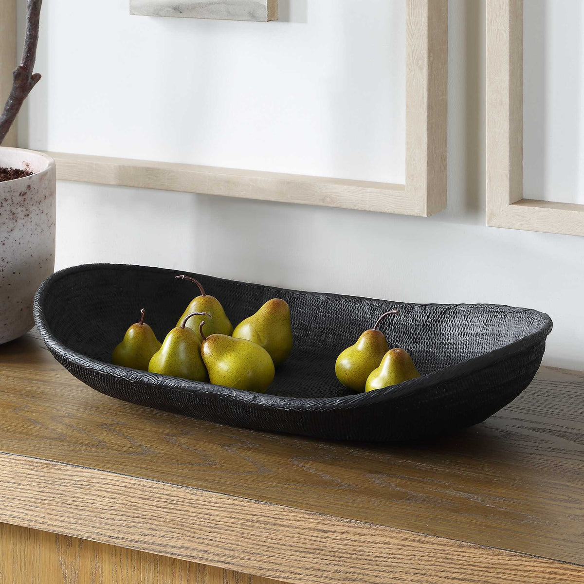 Ember Weave Indoor-Outdoor Oblong Bowl