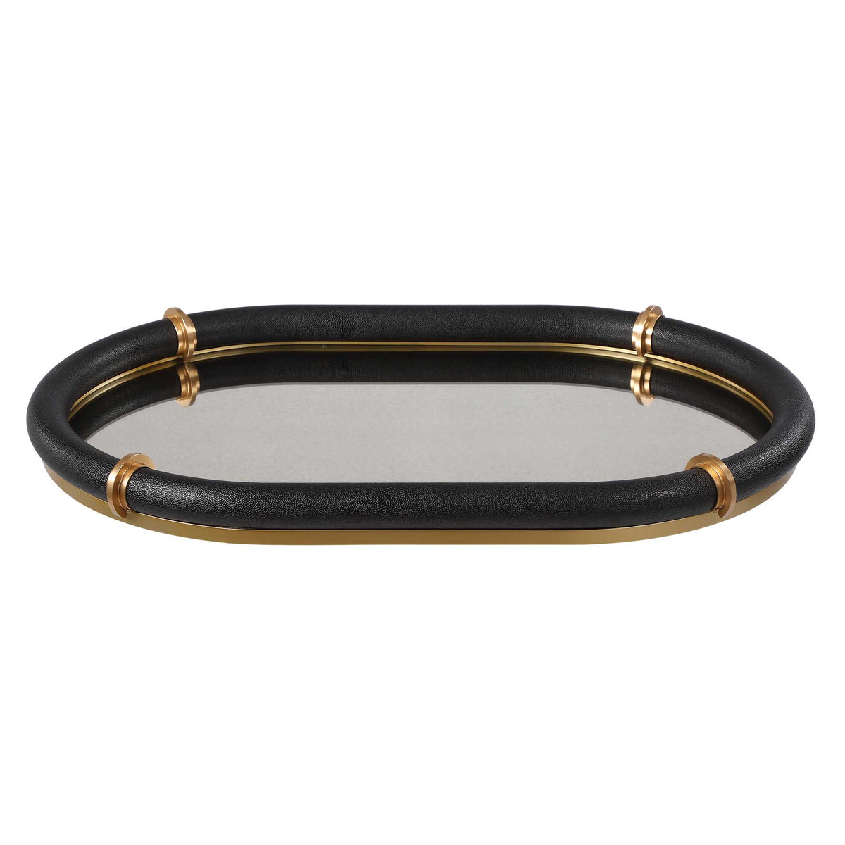 Cyprus Black Oval Tray