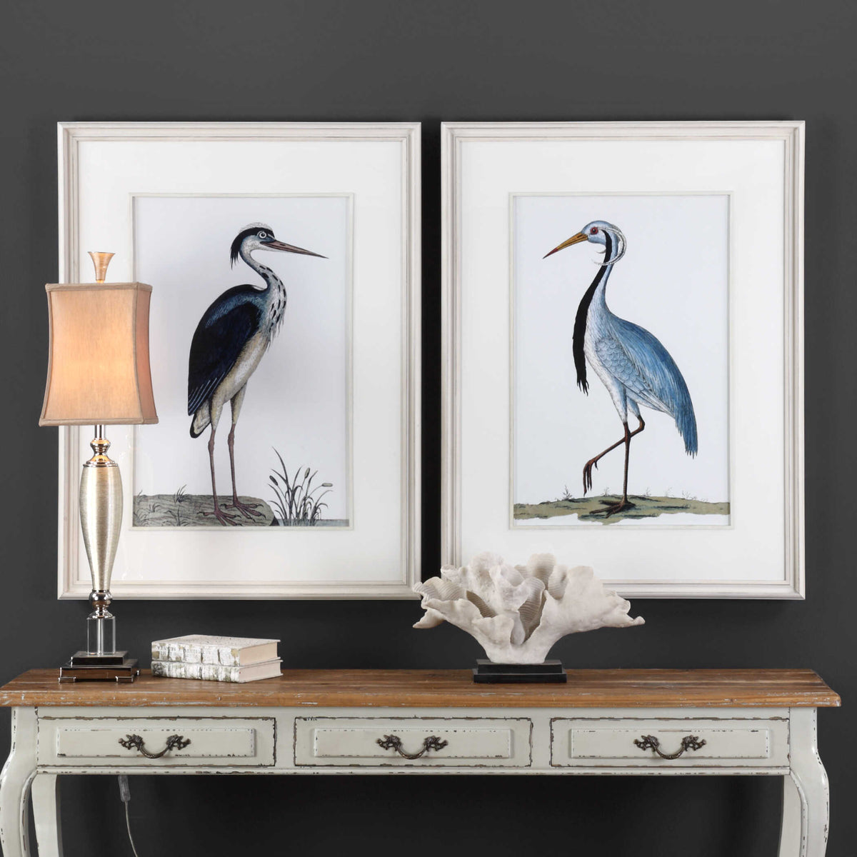 Shore Birds Framed Prints Set/2