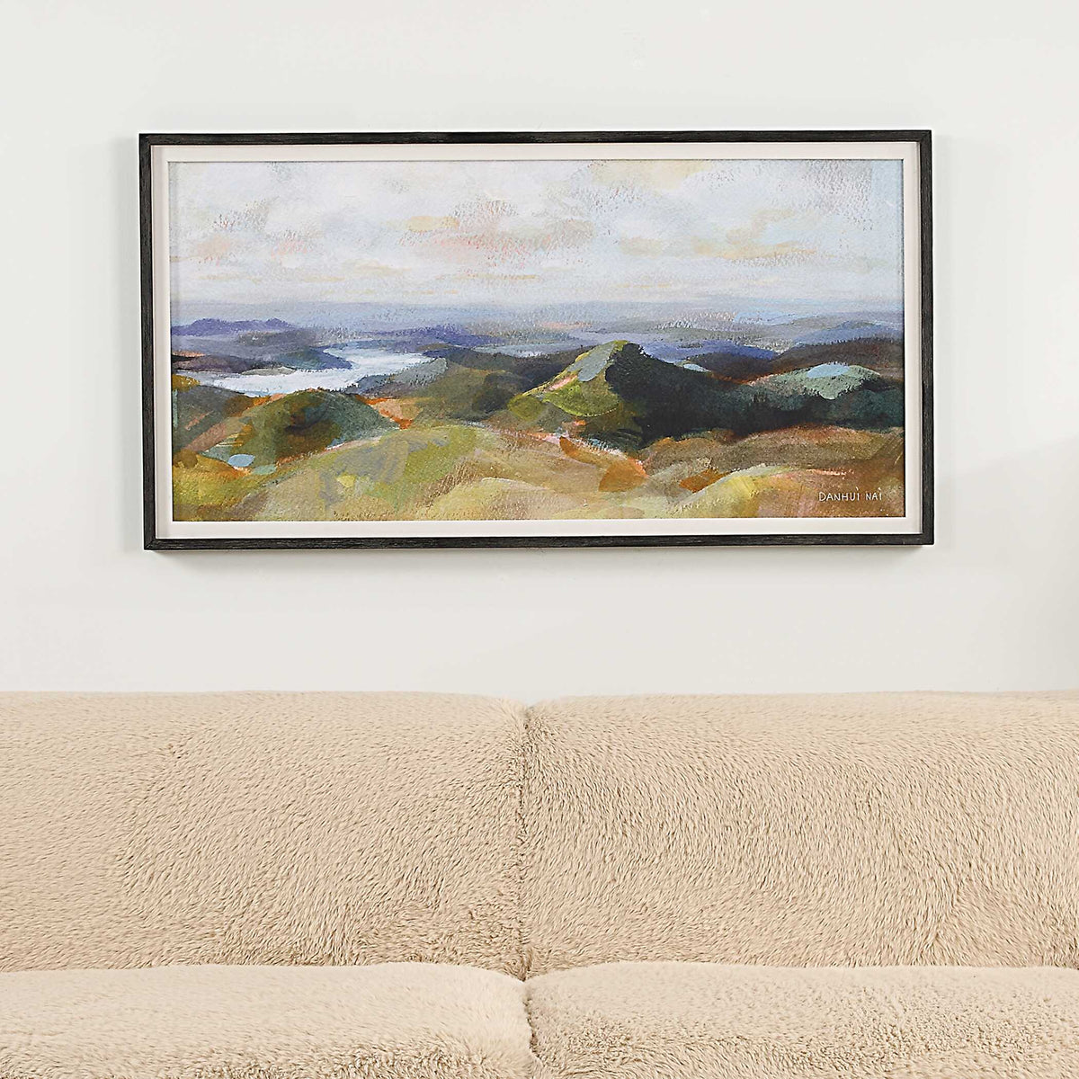 Above The Lakes Framed Landscape Print