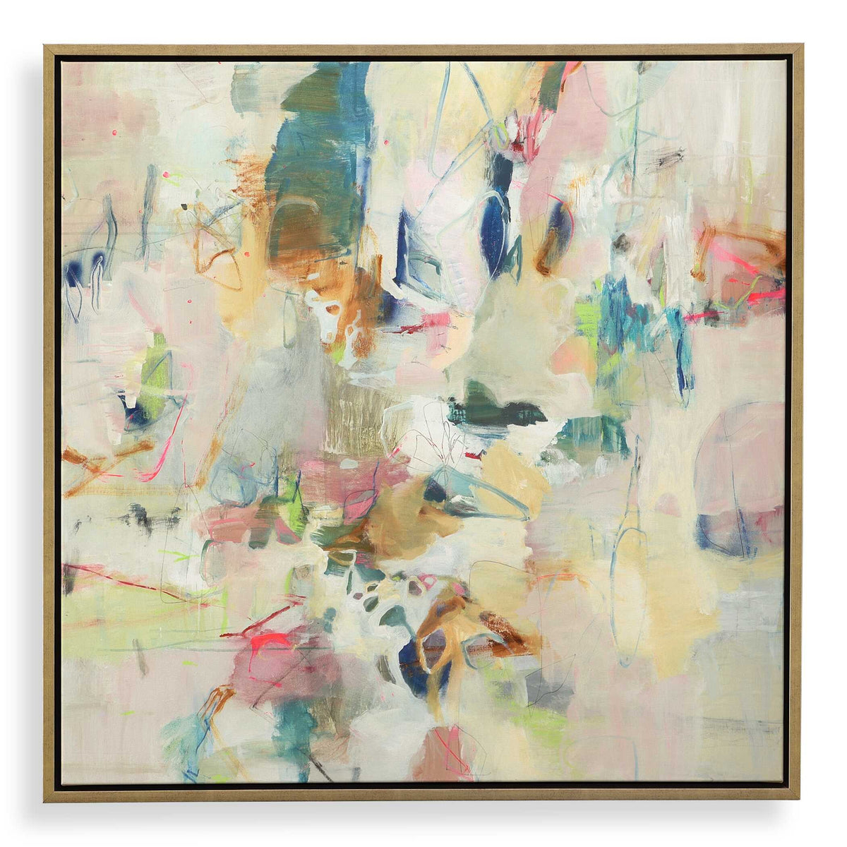 Party Time Framed Abstract Art
