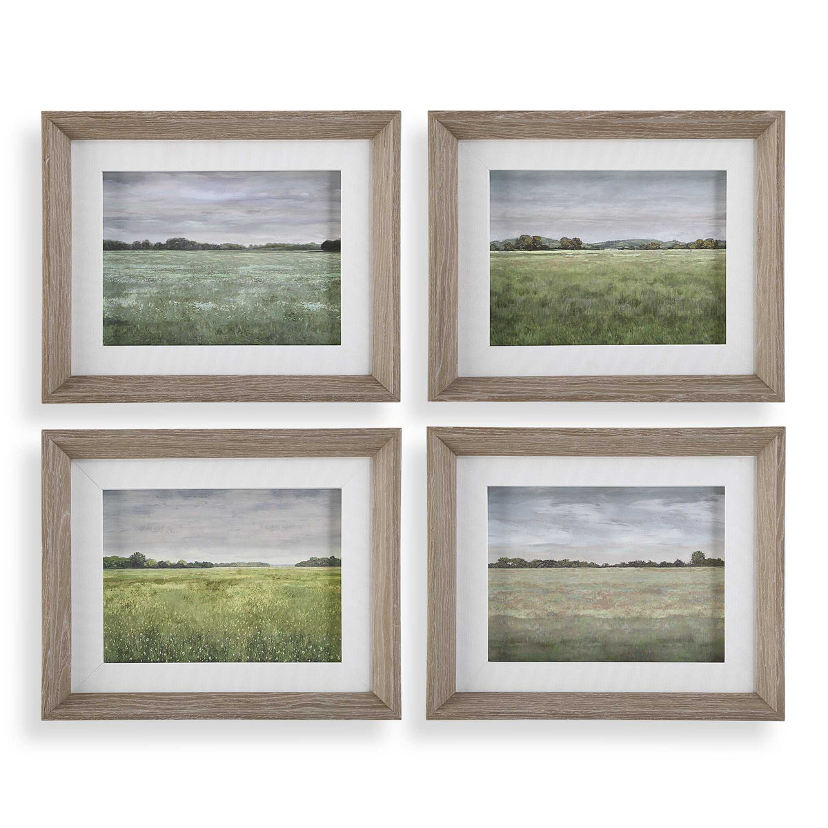 Quiet Meadows Framed Prints Set/4