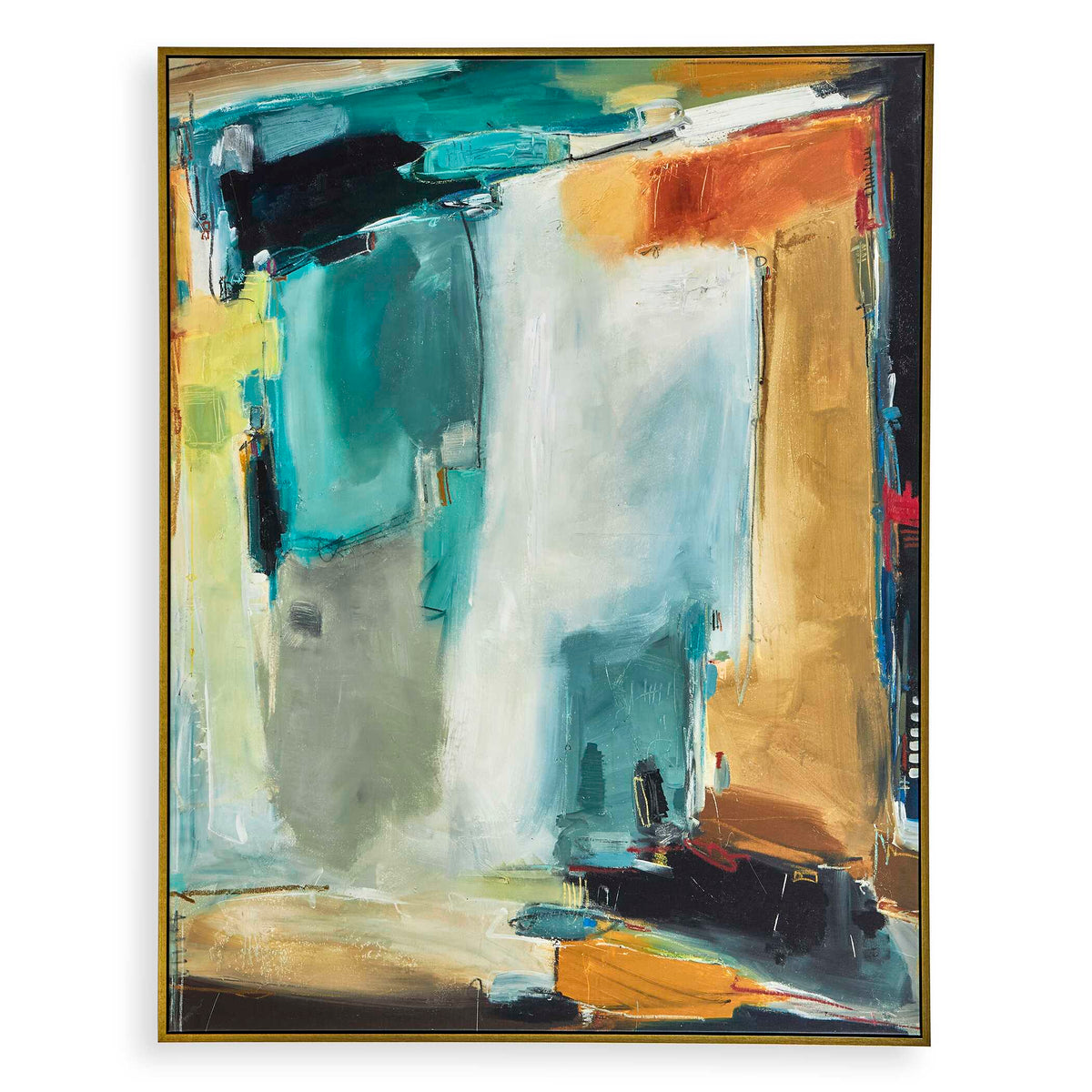 Painters High Revisited Framed Abstract Art