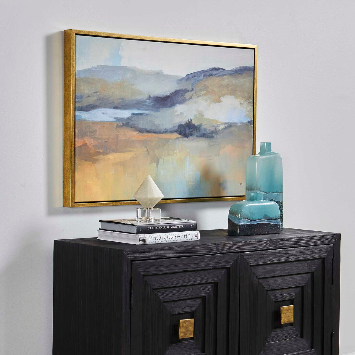 Folded Hills Framed Landscape Art