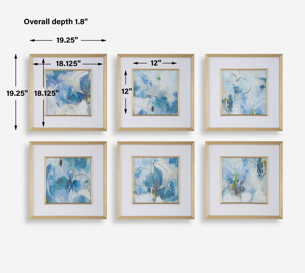 Fresh Start Abstract Prints Set/6