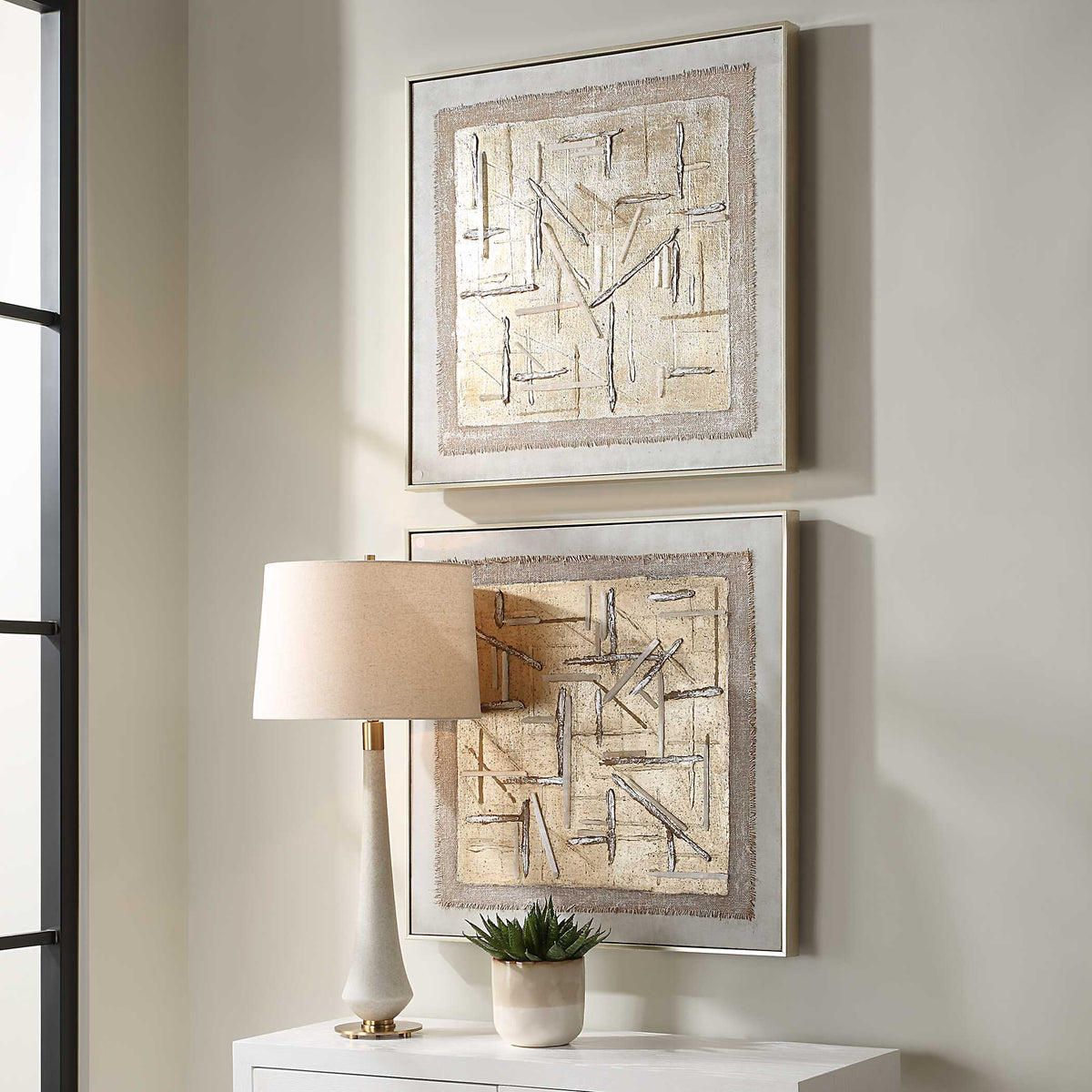 Unpredictable Hand Painted Canvases Set/2