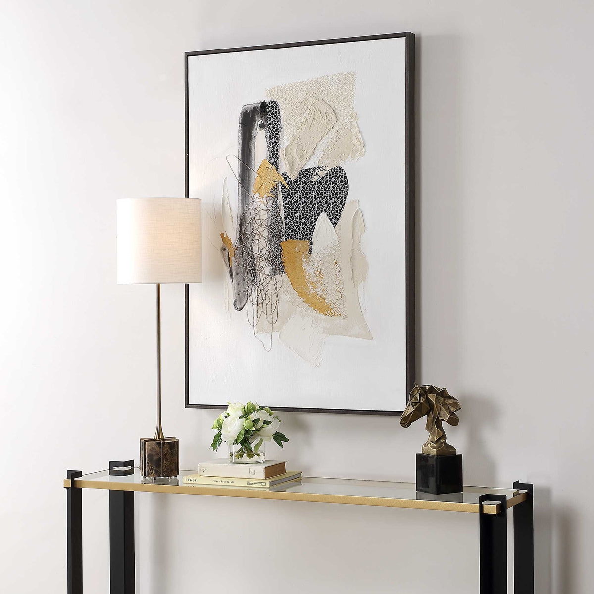 Scatter Abstract Hand Painted Canvas Art