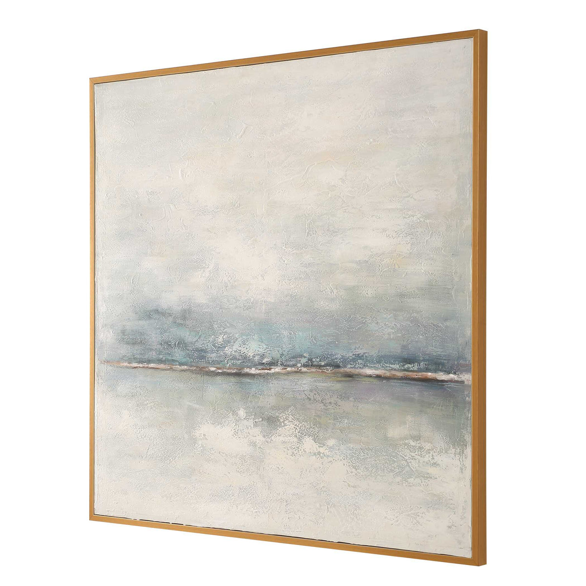 Foggy Morning Abstract Art