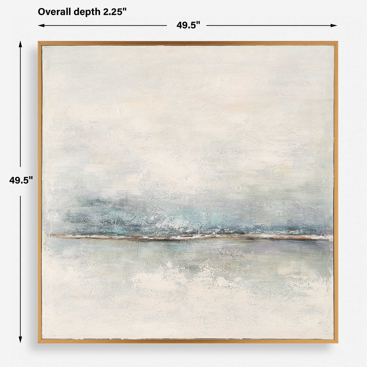 Foggy Morning Abstract Art