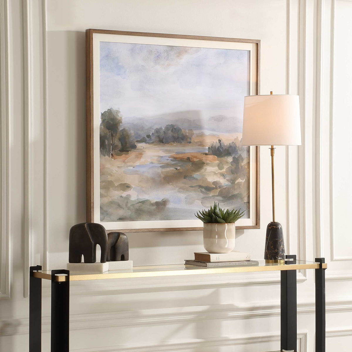 River Afternoon Landscape Print