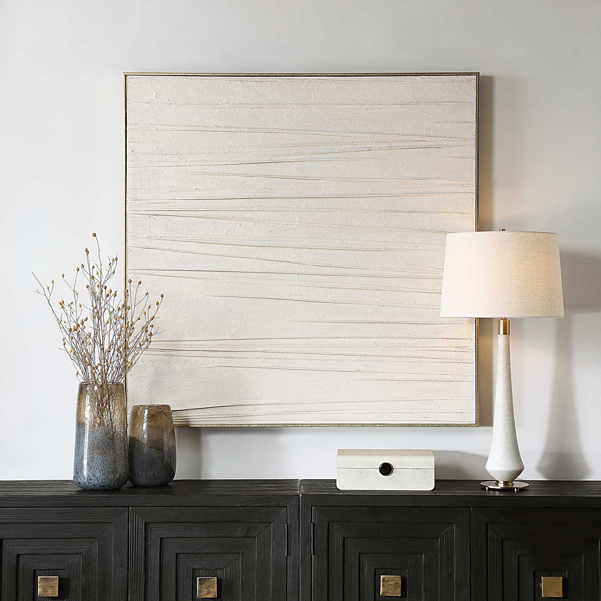 Walking The Line Minimalist Canvas Art