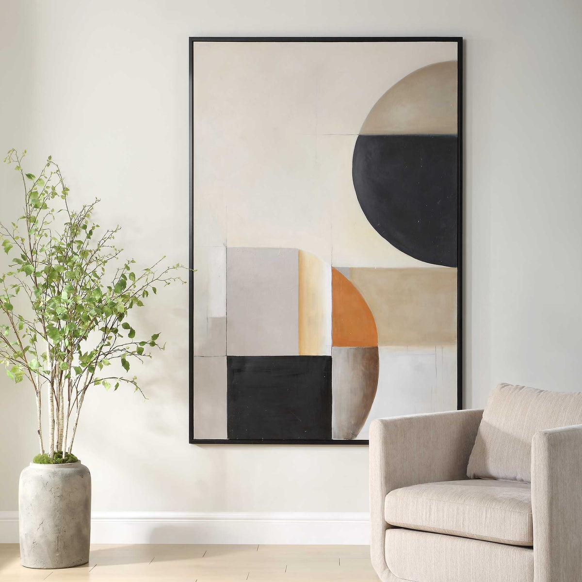 Western Hemisphere Hand Painted Canvas