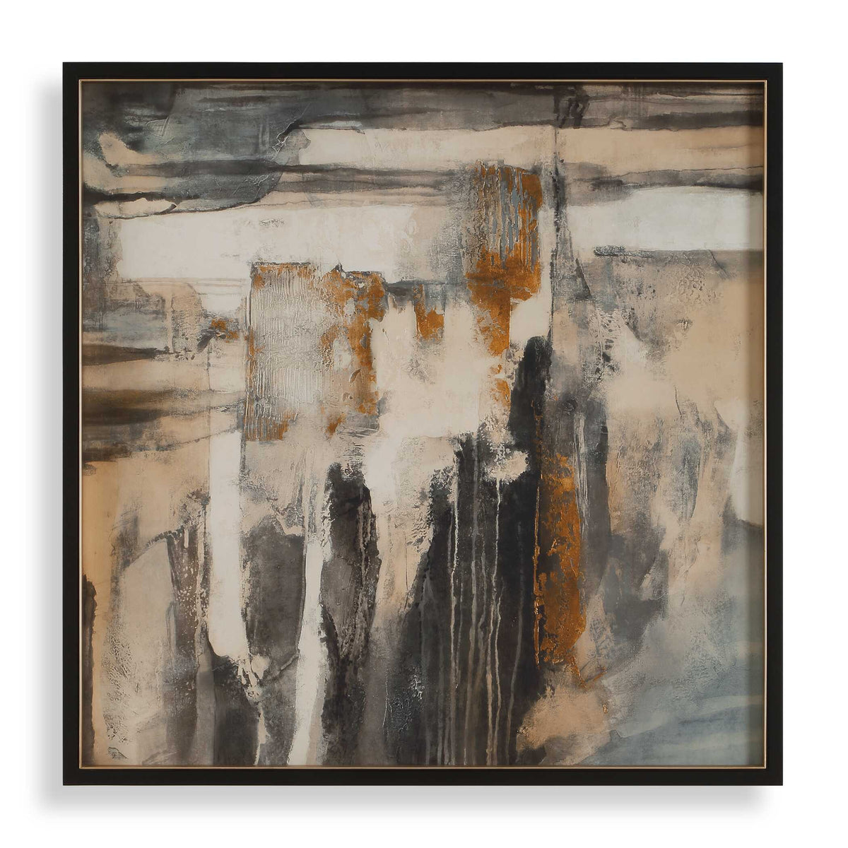 Landslide Framed Abstract Print