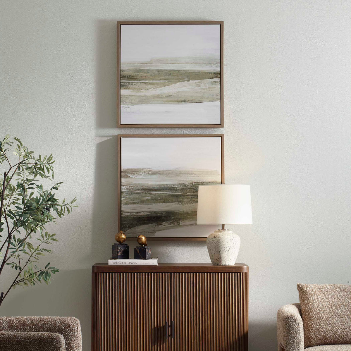 All Of A Sudden Framed Canvases Set/2