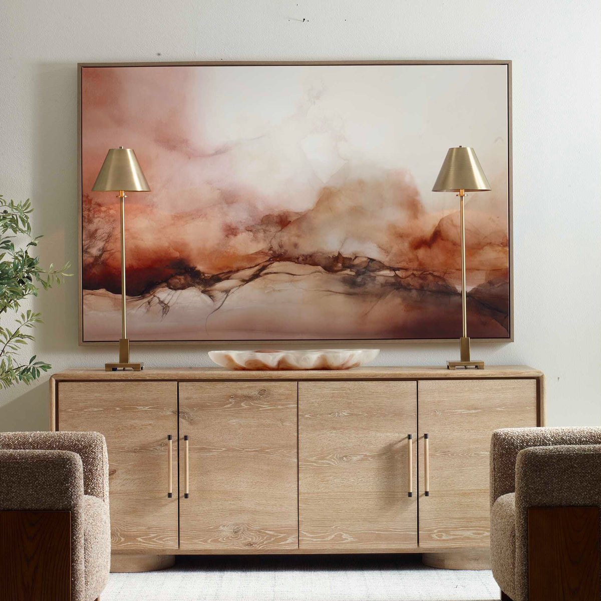 Rise Framed Modern Canvas