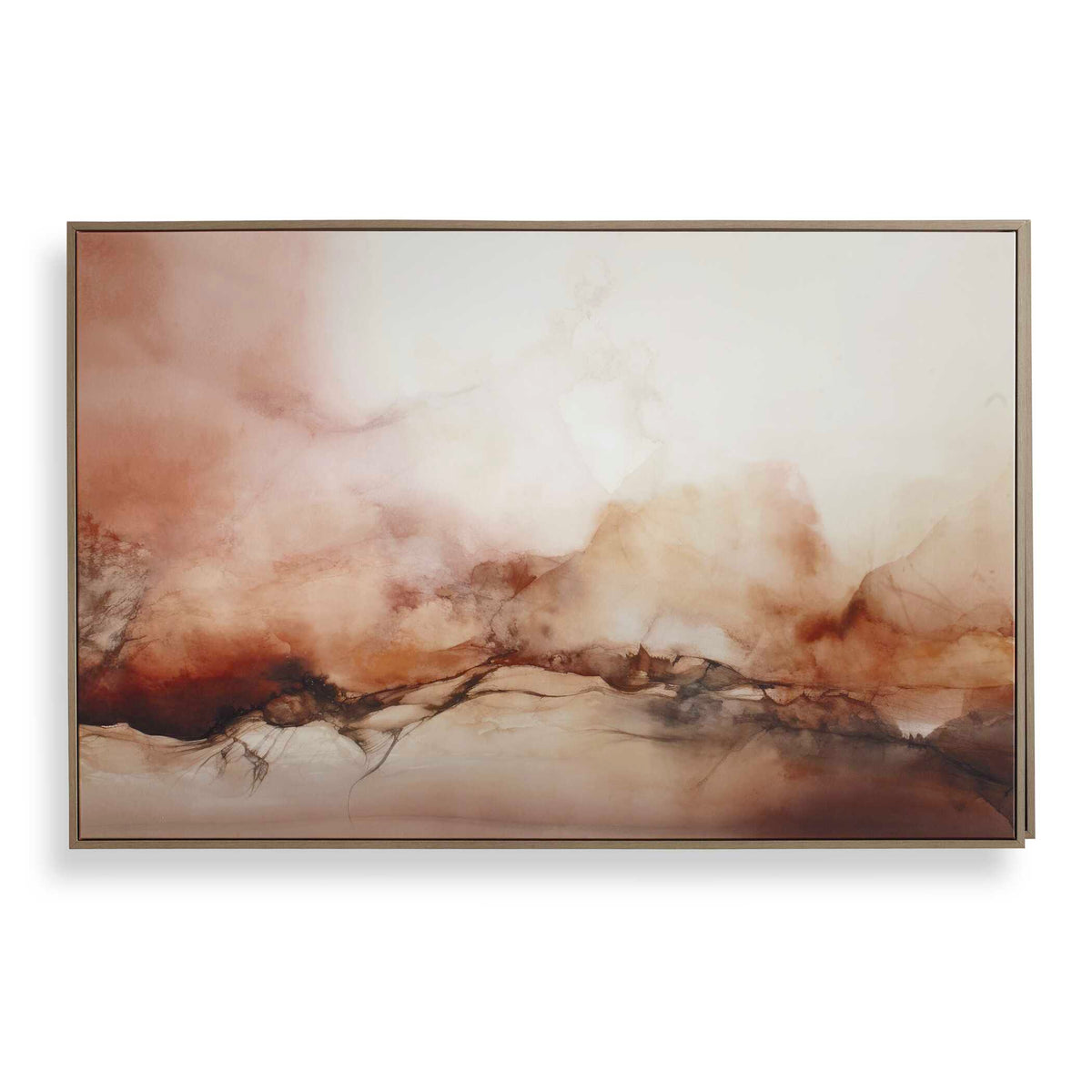 Rise Framed Modern Canvas