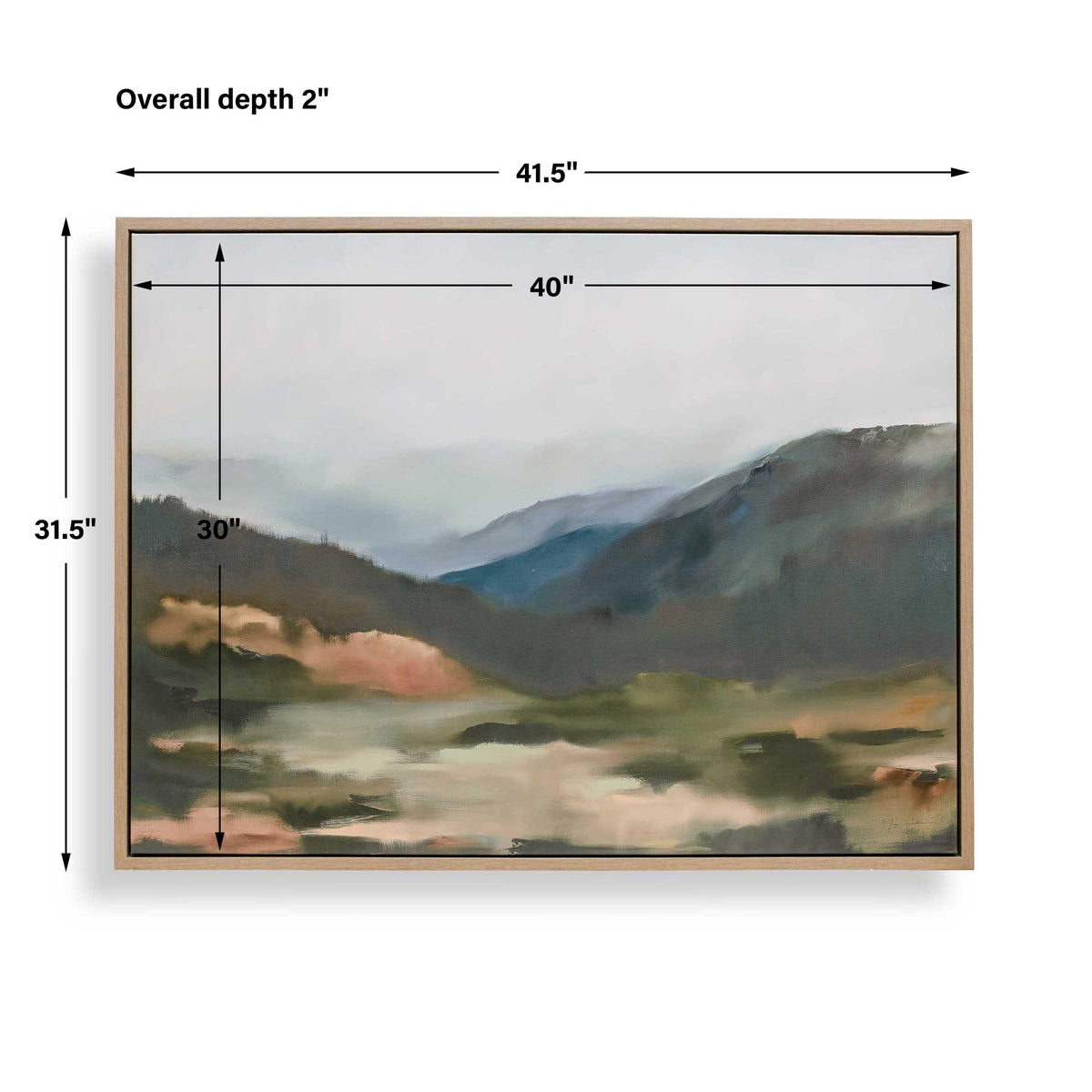 Fading Memory Landscape Art