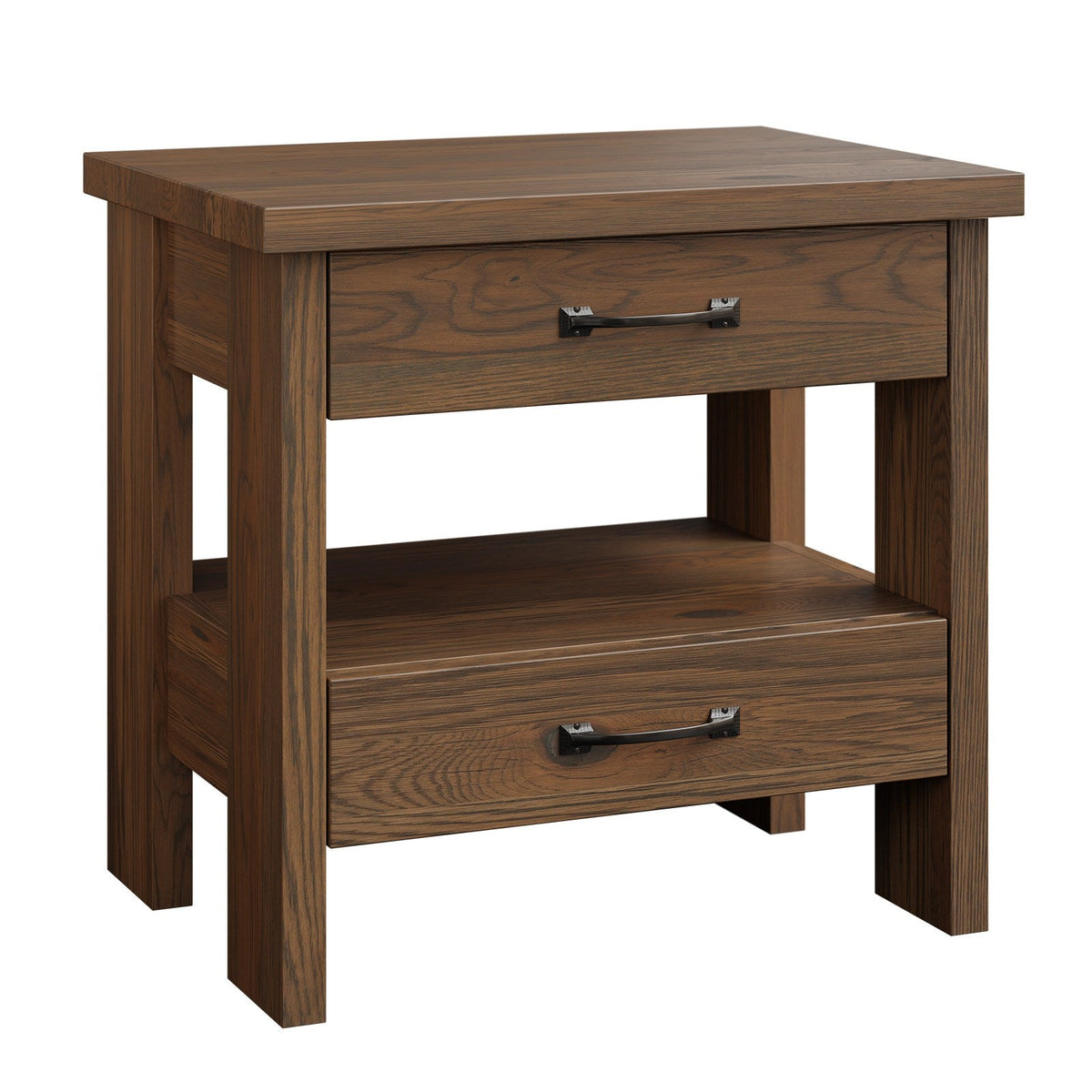 Cheyenne 2 Drawer Night Stand with Open Shelf