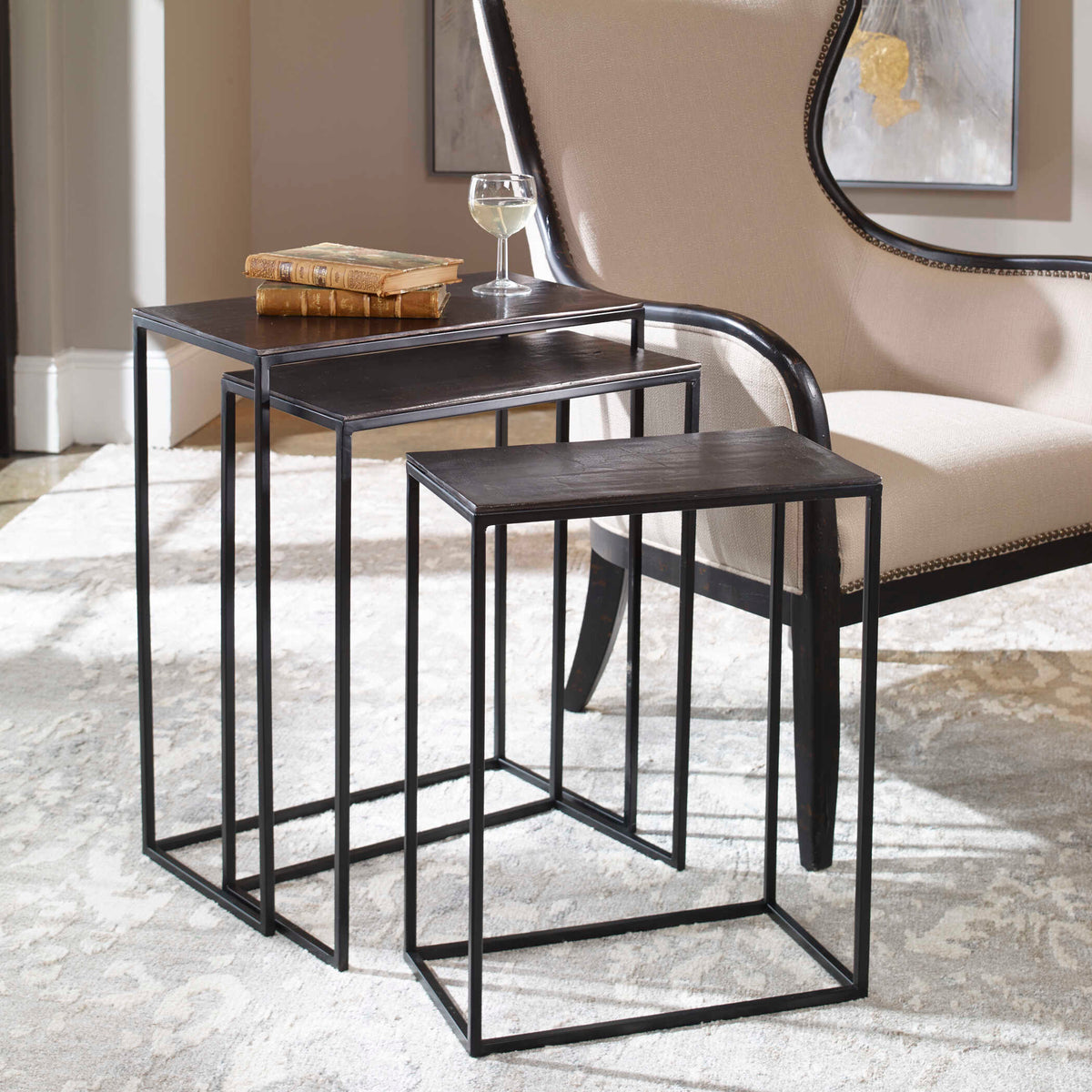 Coreene Nesting Tables Set/3