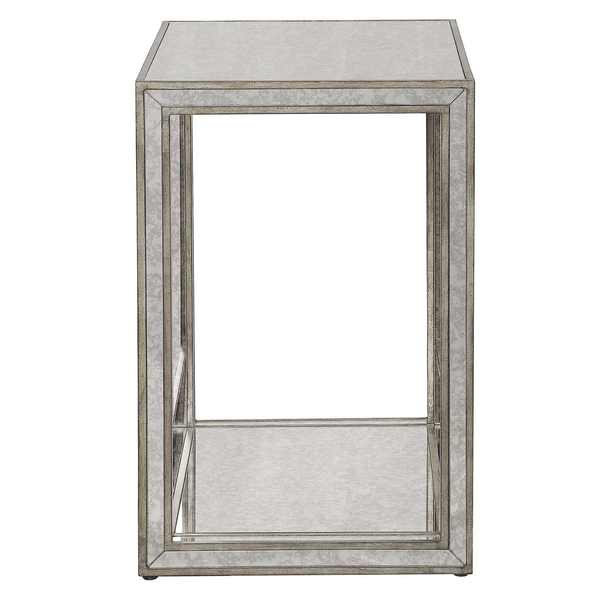 Julie Mirrored End Table
