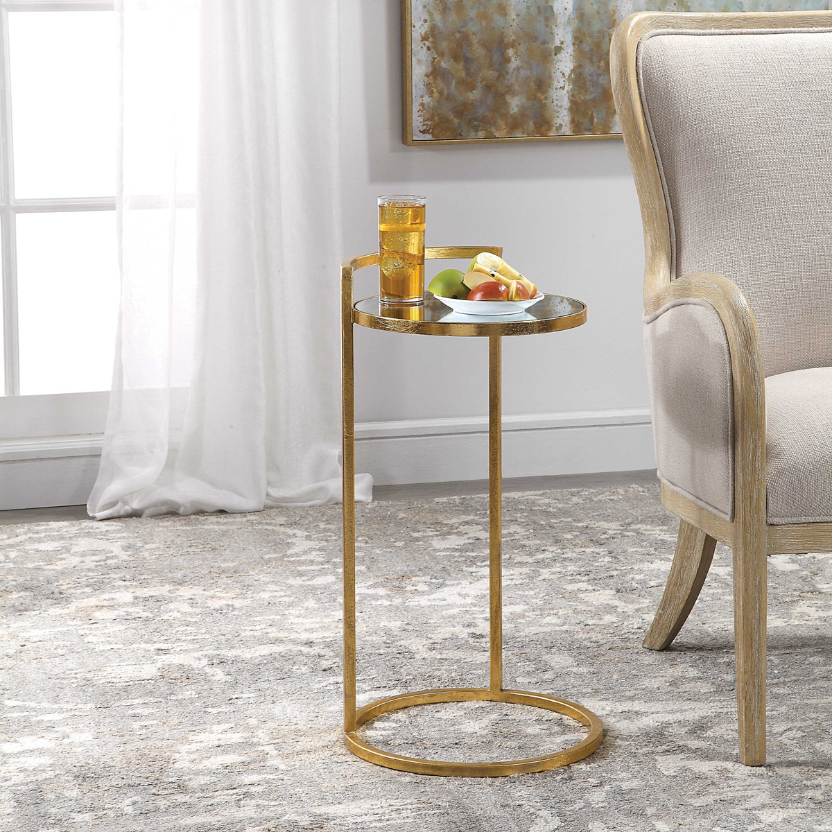Cailin Gold Accent Table