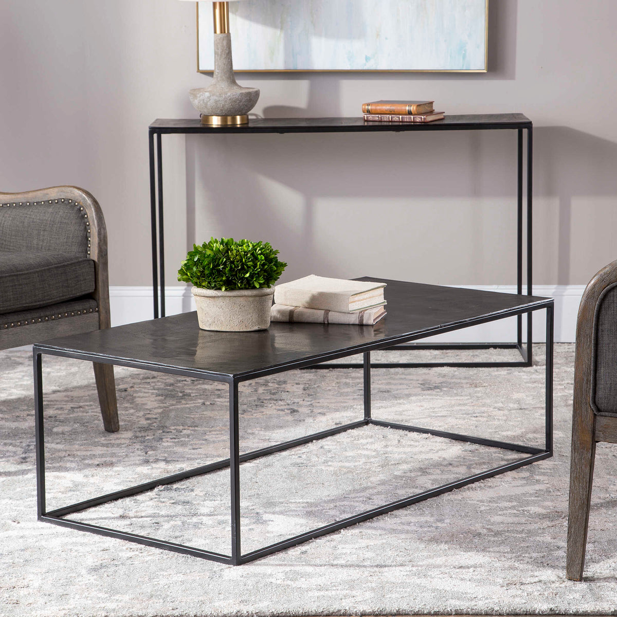 Coreene Industrial Coffee Table