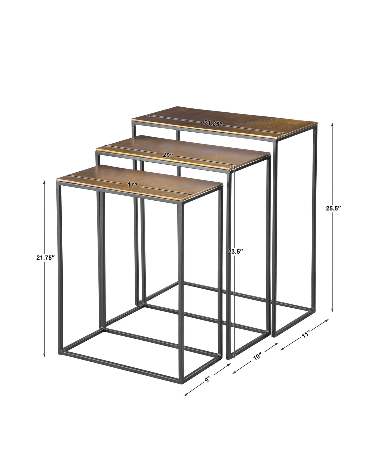 Coreene Nesting Tables Set/3
