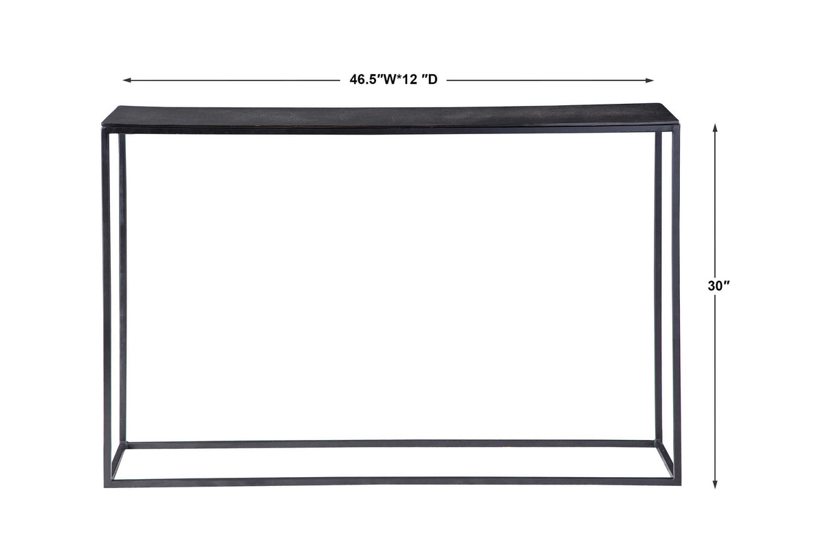 Coreene Industrial Console Table