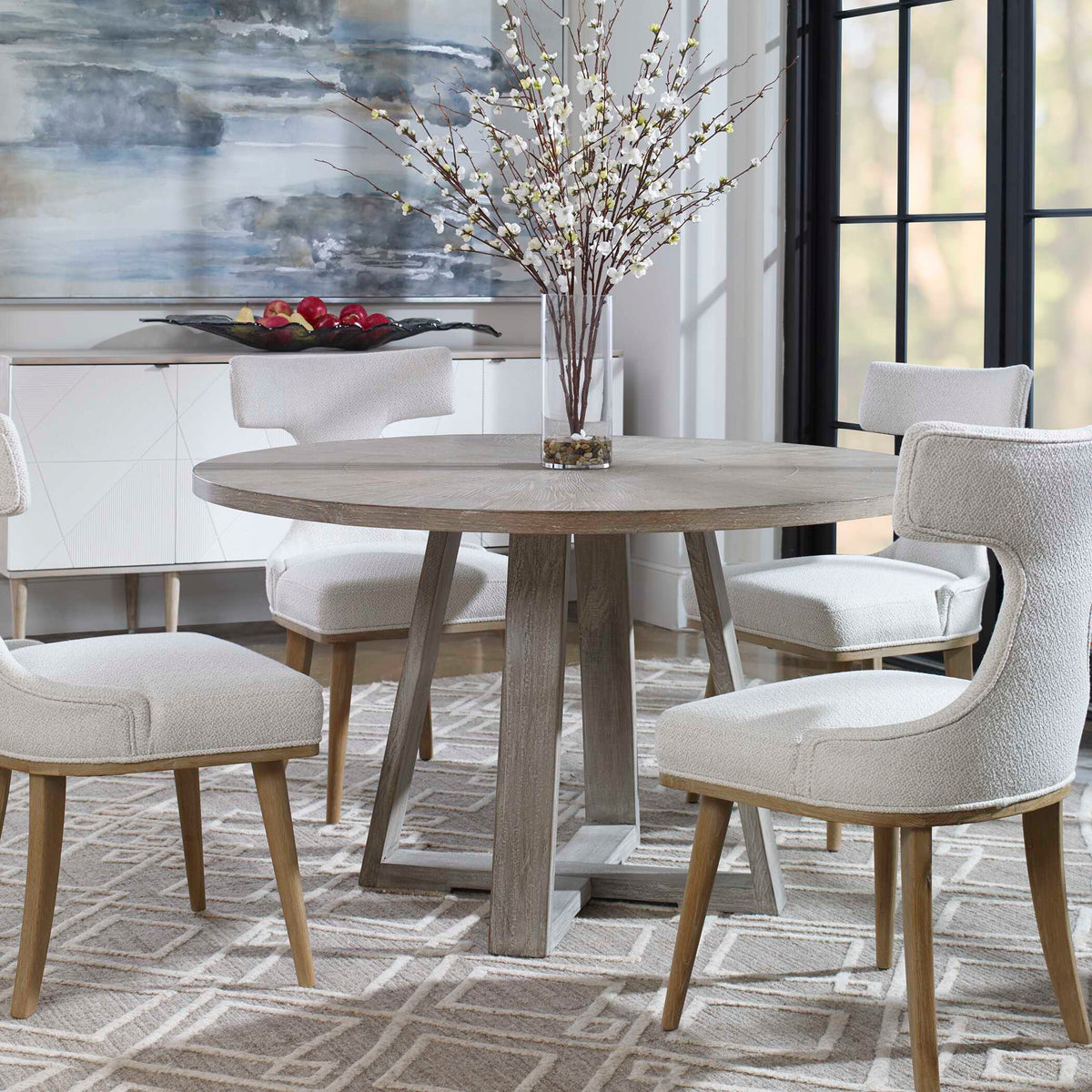 Gidran Gray Dining Table