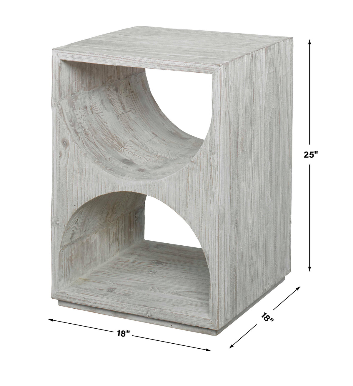Hans White Side Table