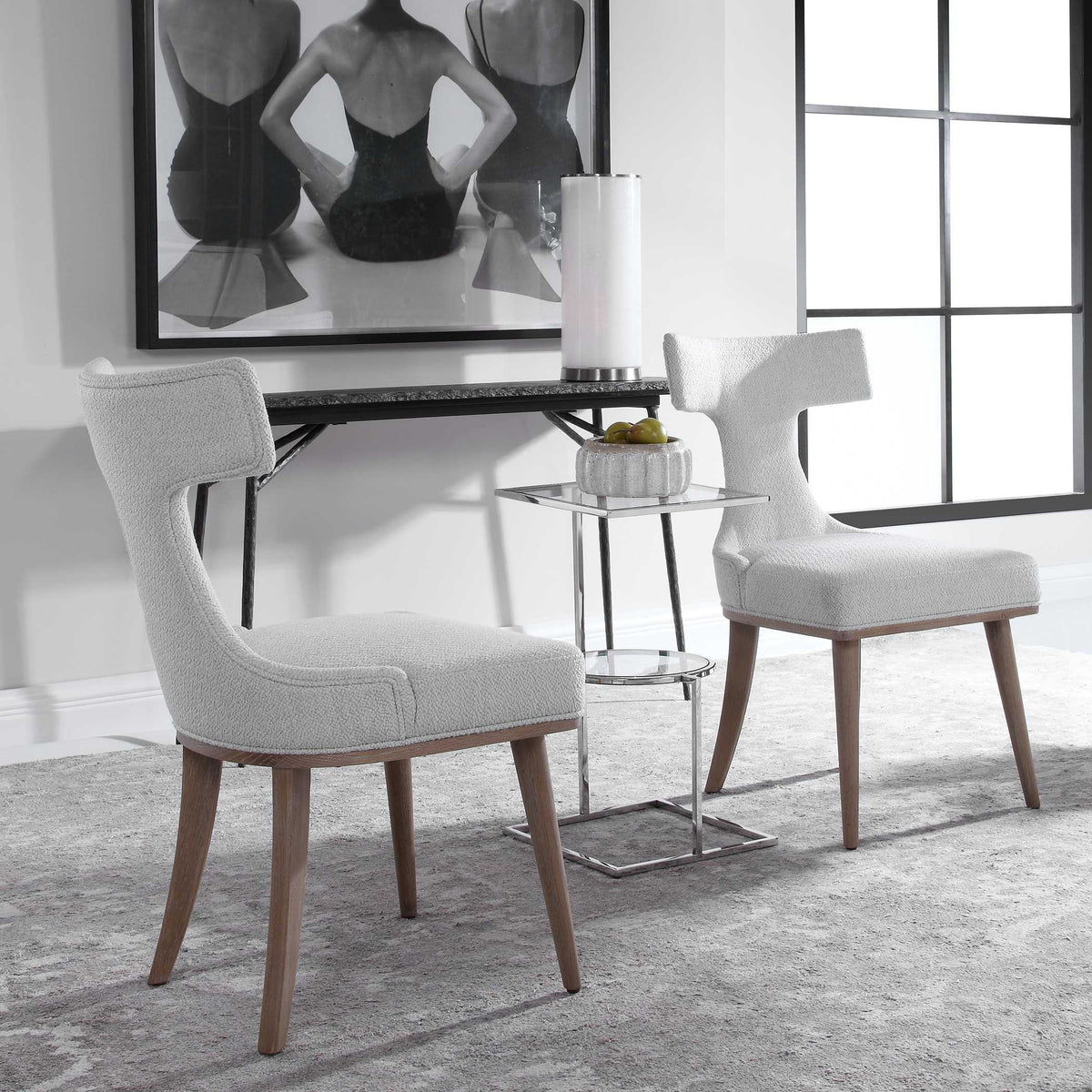 Klismos Accent Chair Set Of 2