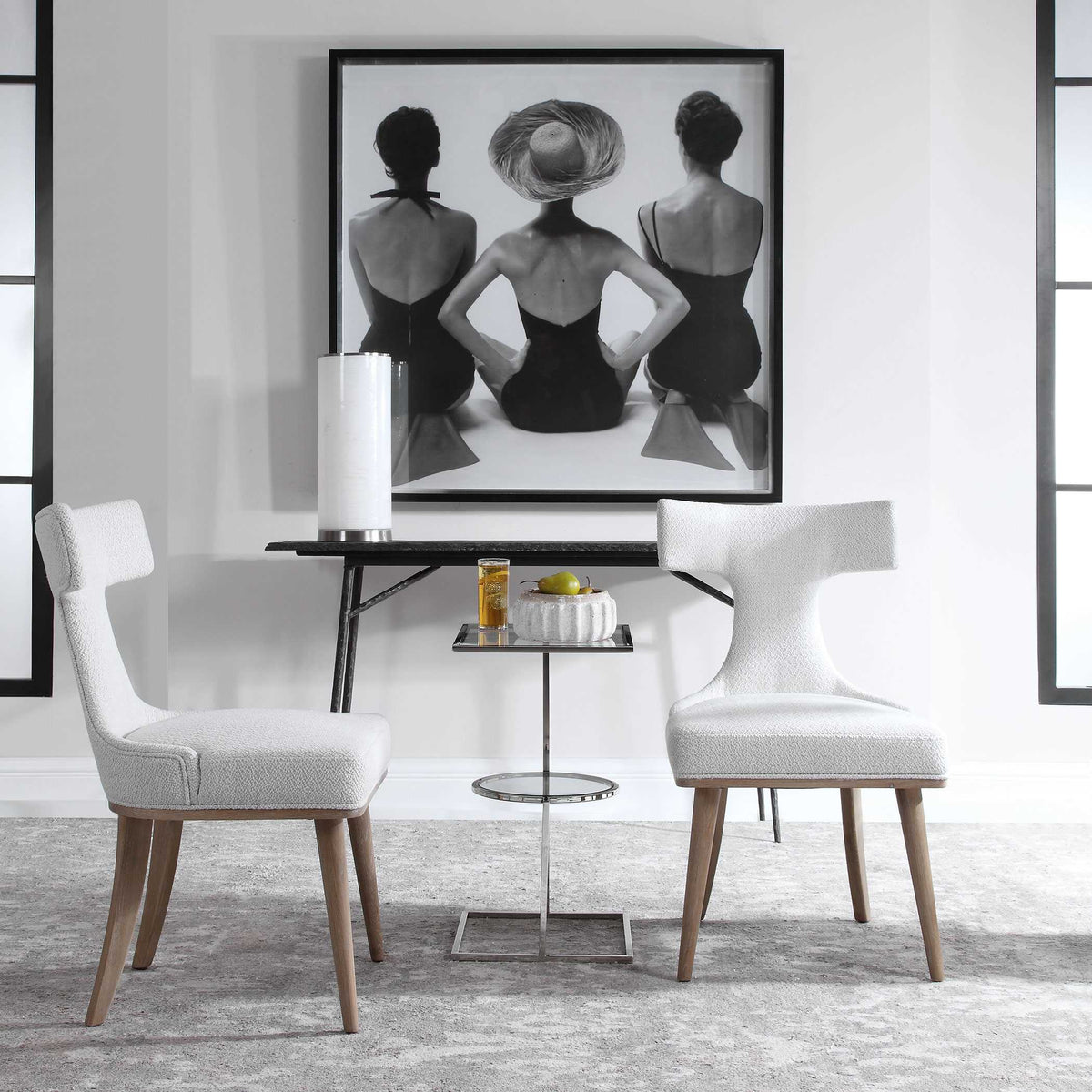 Klismos Accent Chair Set Of 2