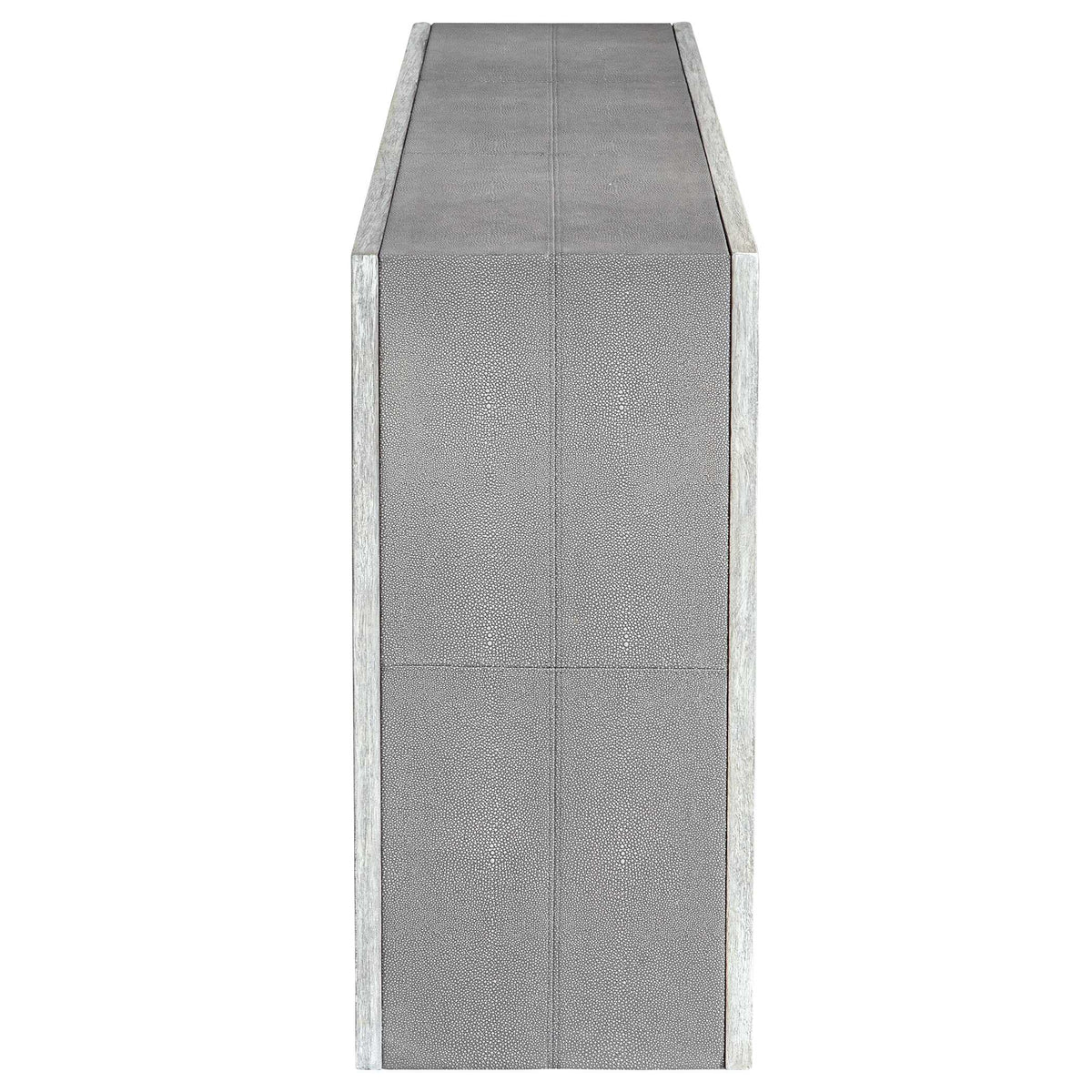 Aerina Aged Gray Console Table