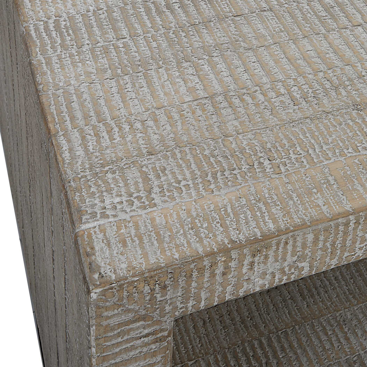 Bosk White Washed Coffee Table