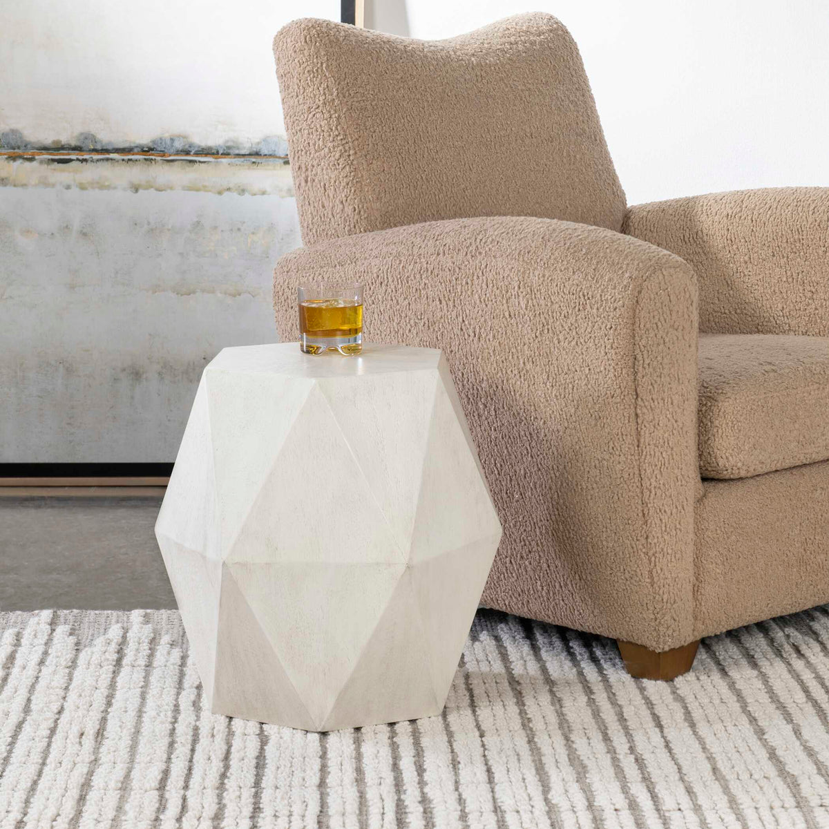 Volker Geometric Accent Table