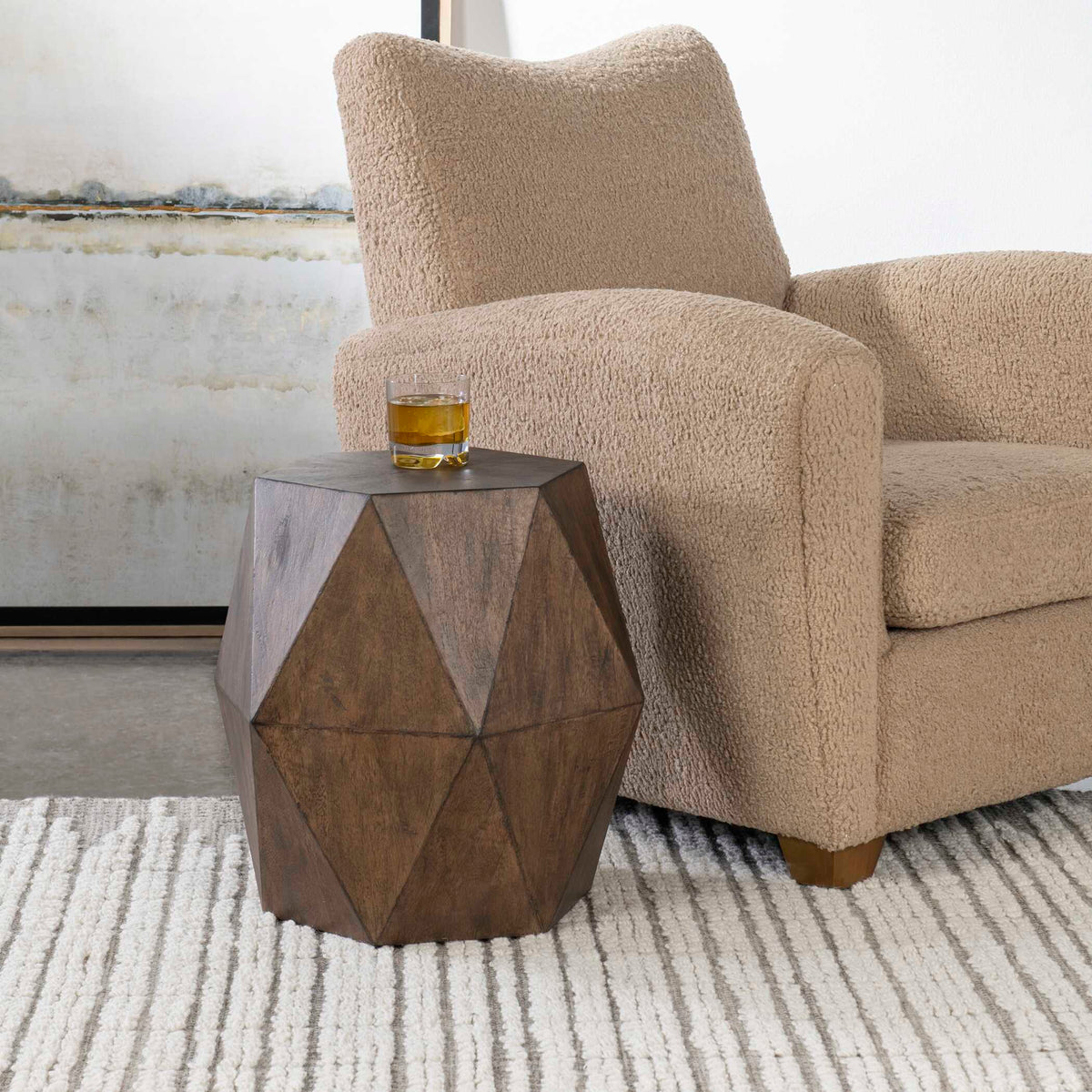 Volker Geometric Accent Table