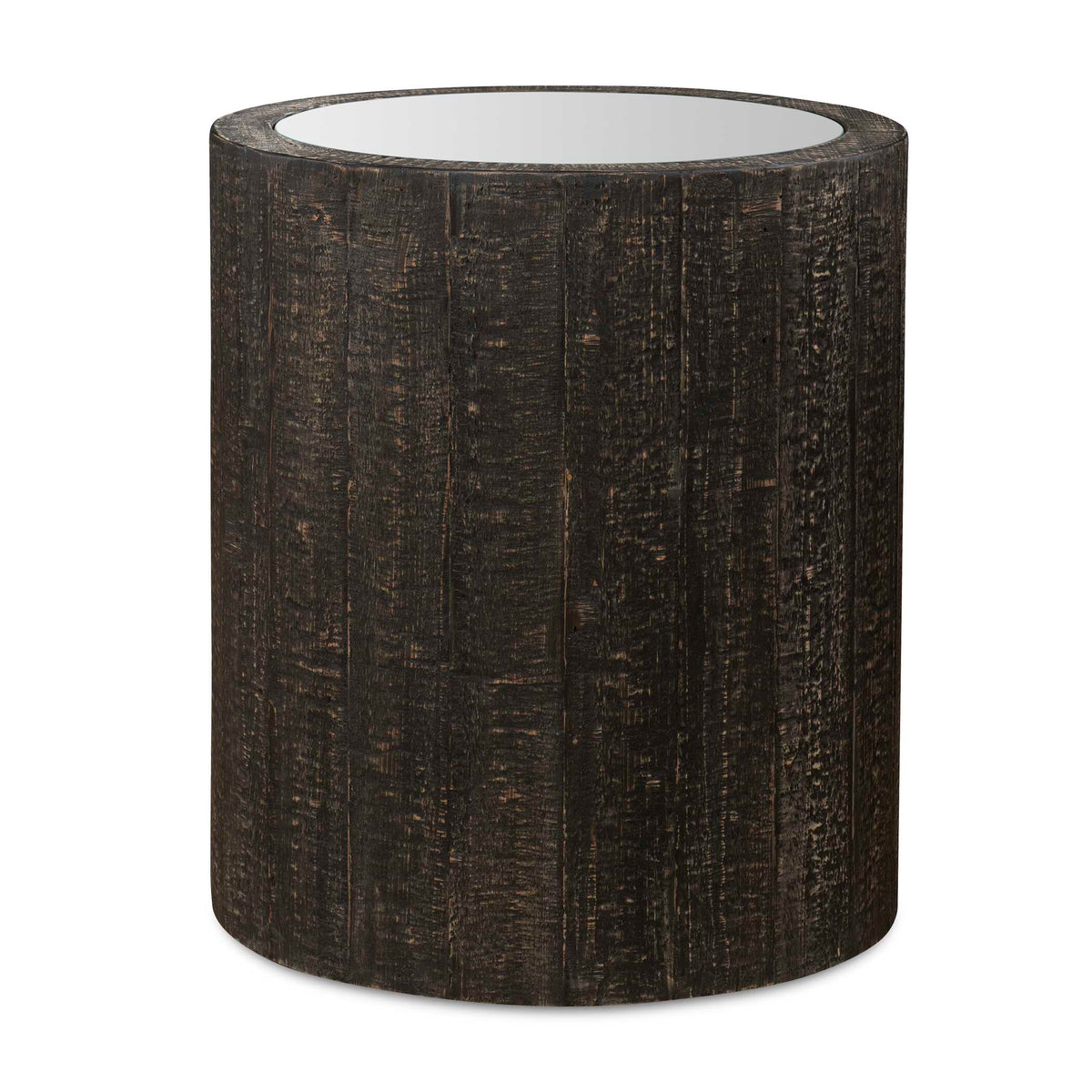 Sequoia Mirrored Drum Table