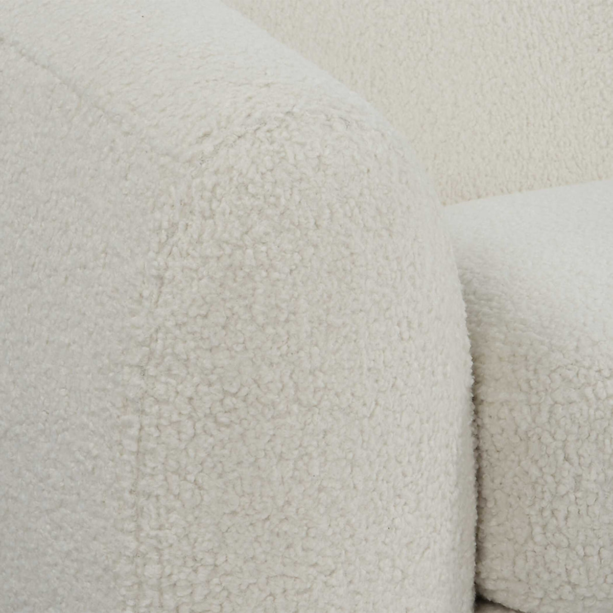 Capra Art Deco White Sofa