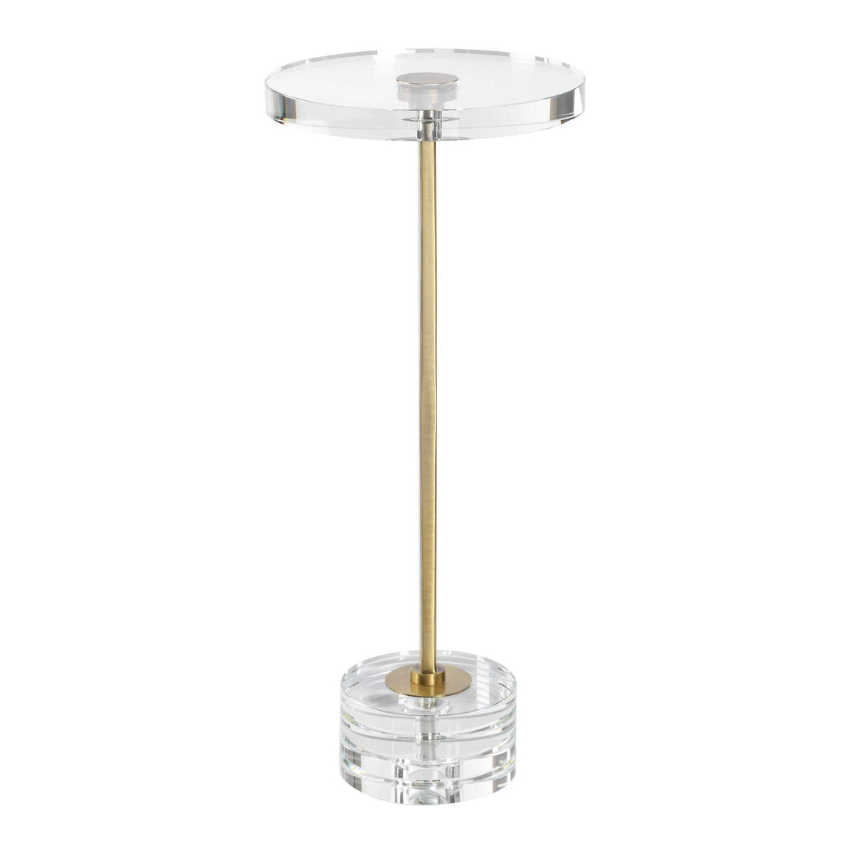 Groove Crystal Drink Table