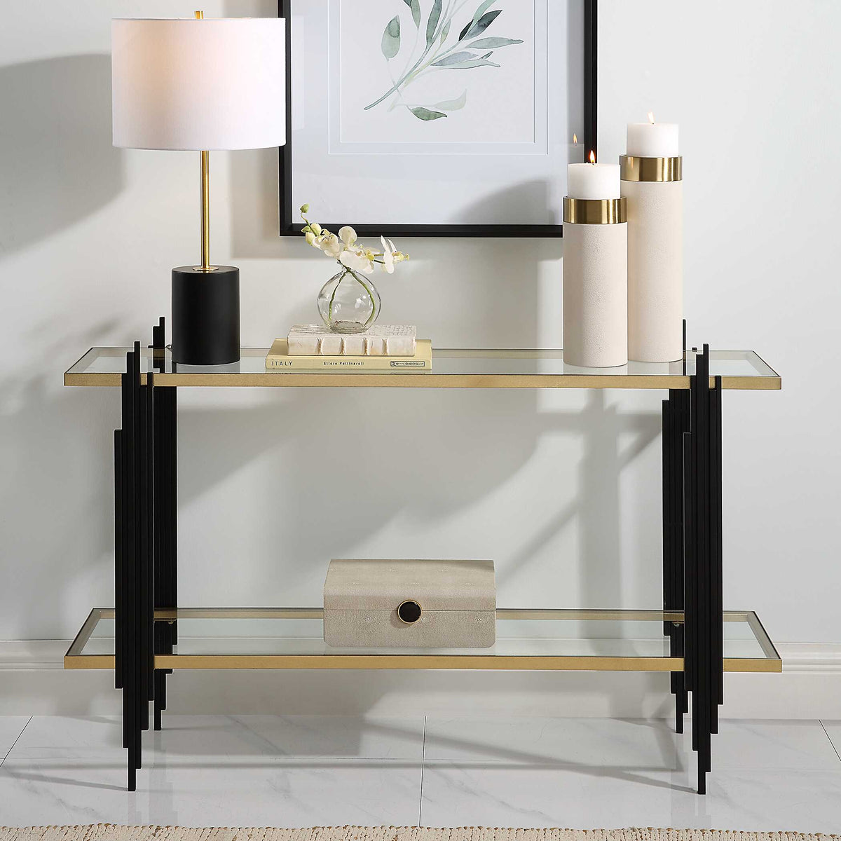 Empire Cityscape Console Table