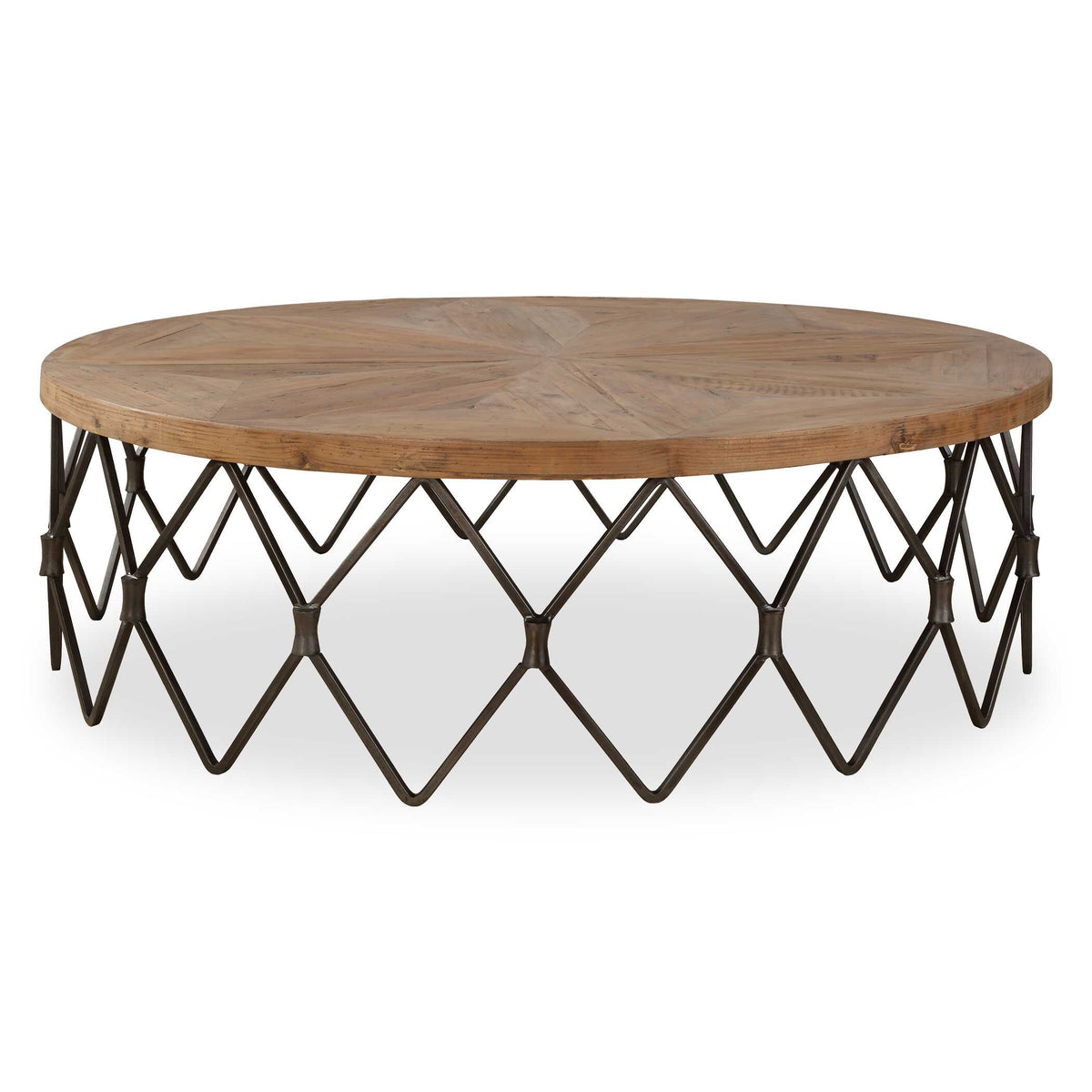 Chain Reaction Wooden Coffee Table