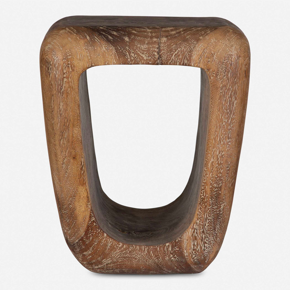 Loophole Bleached Wash Accent Stool