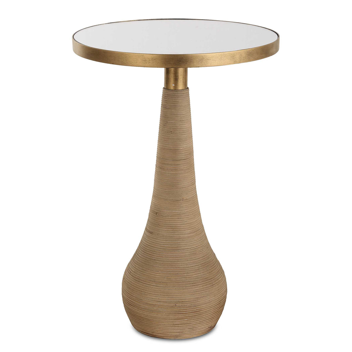 Terra Brass Accent Table
