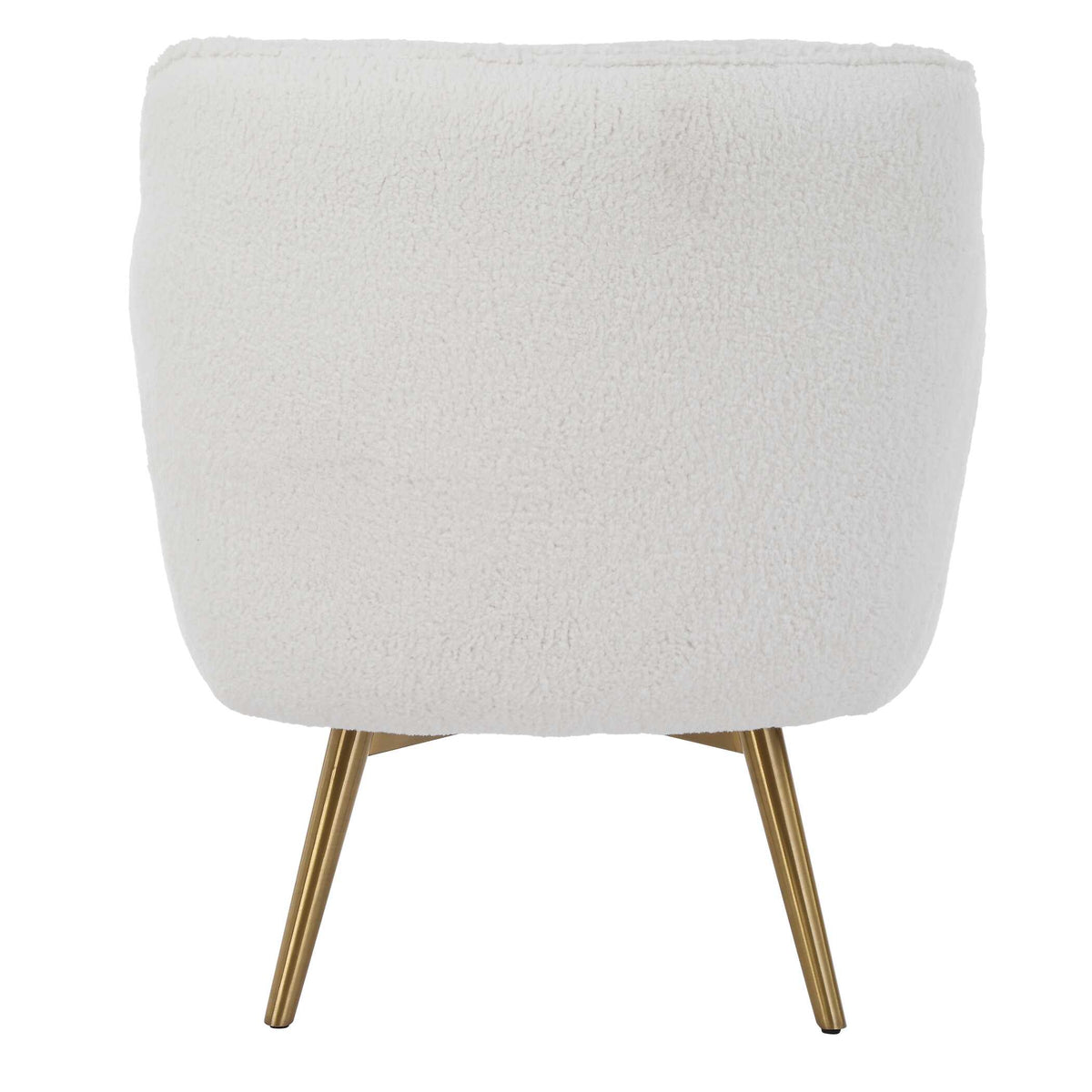 Oasis White Swivel Chair