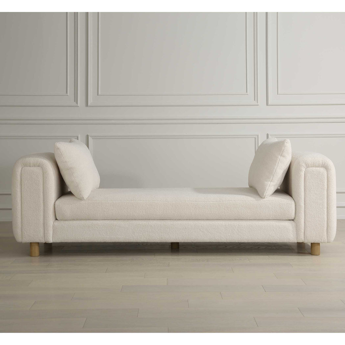 Repose Oversized Ivory Bench