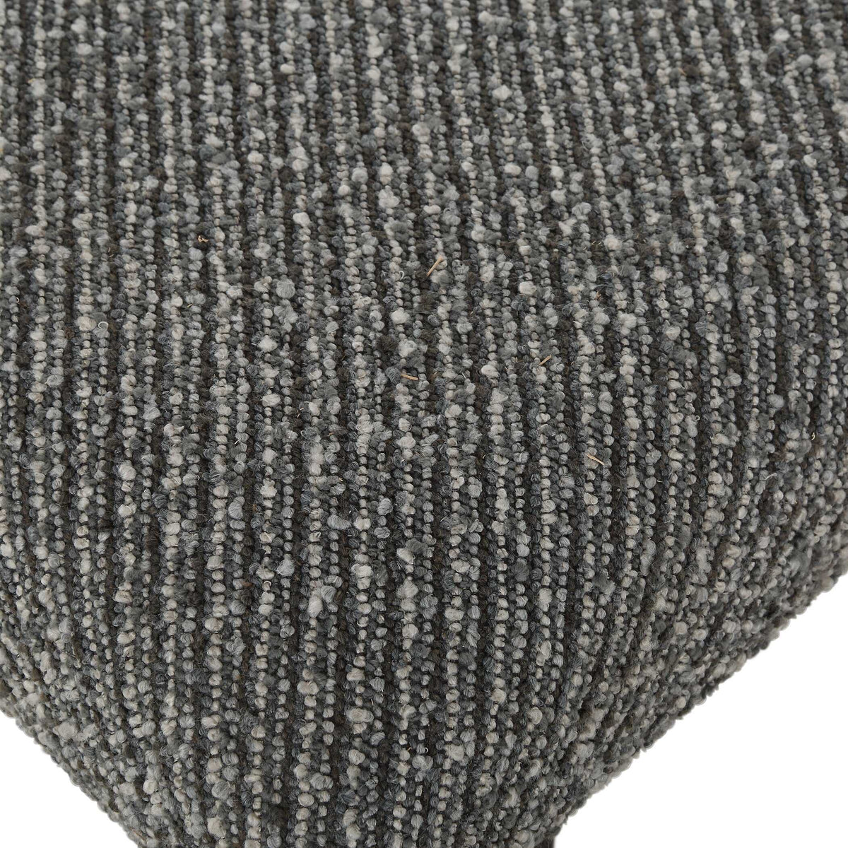 Bowtie Charcoal Fabric Bench