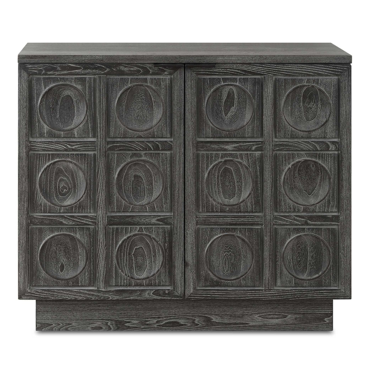 Shelby 2 Door Ebony Stained Cabinet