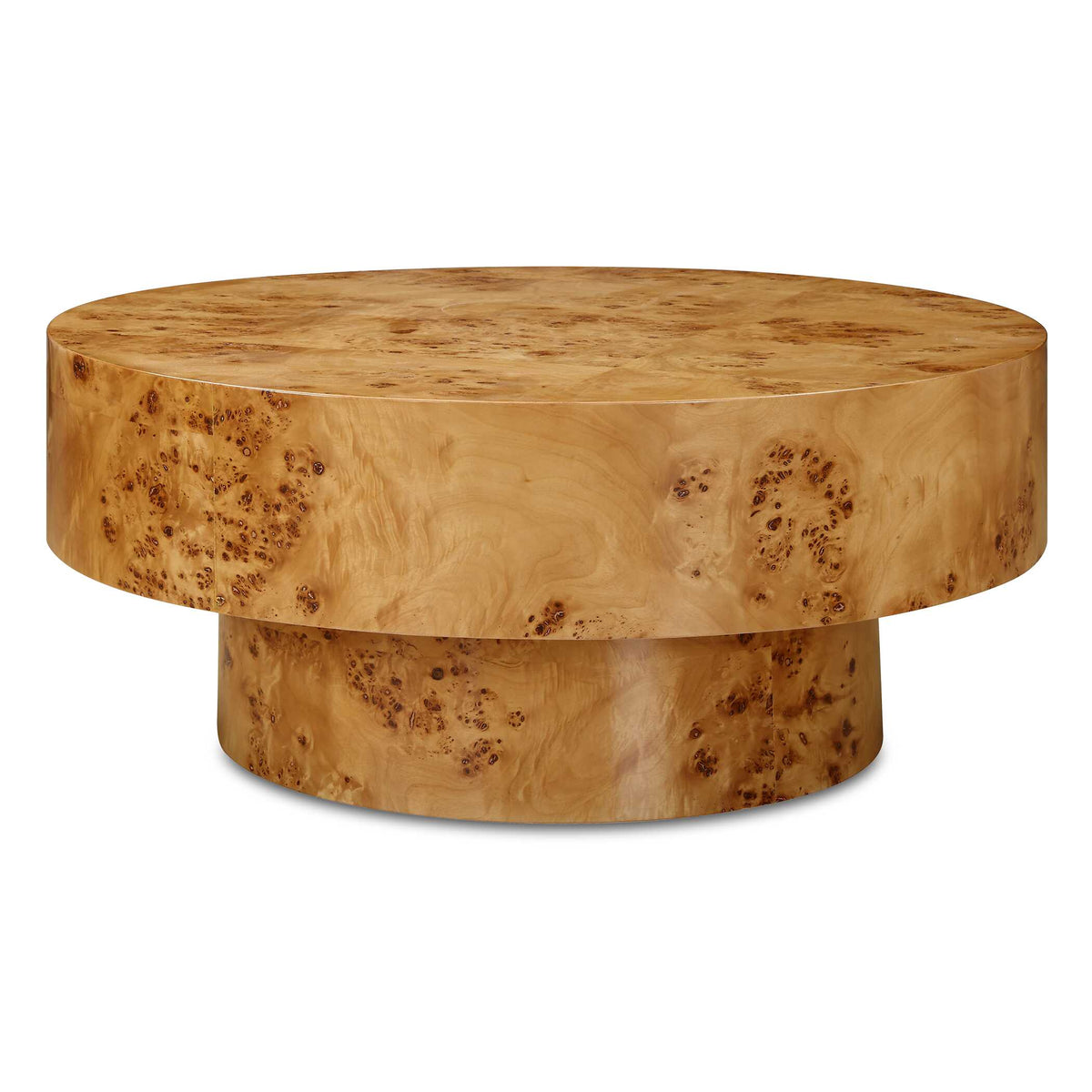Knots Poplar Round Coffee Table